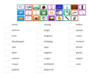 bls. 18-19 Forstofa - Baðherbergi (myndir - orð)
