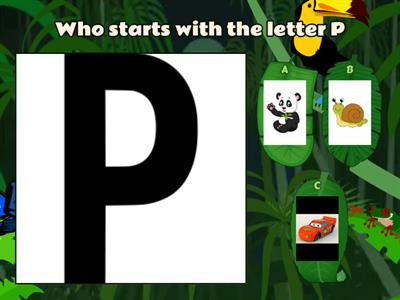 beginning sound Letter P