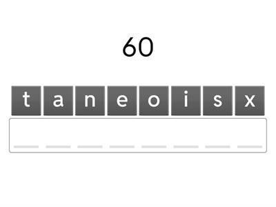 Nombres de 60 à 100