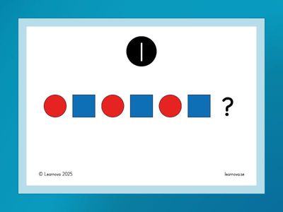 Mönster - Sista färgen och formen