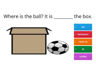 Prepositions of place (Pop 3 - unit 4)