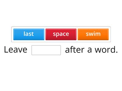 Week 7 Spelling Sentence Completion
