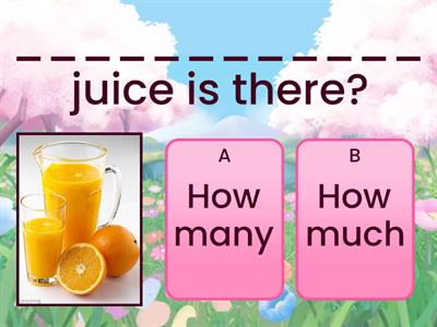 How much / How many food