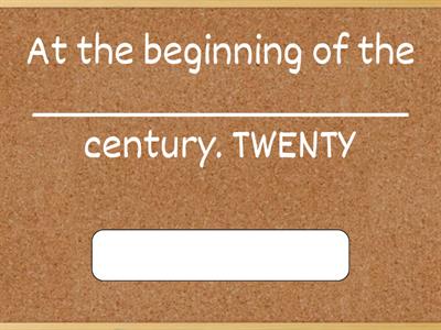 OGE / ОГЭ - Grammar - Ordinal numbers