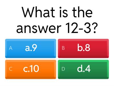 Math quiz 