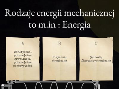  Praca, moc i energia - pojęcia