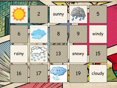 Weather and clothes matching.