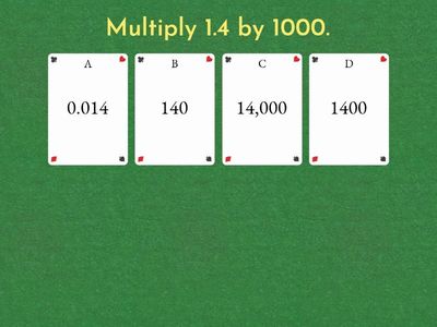  Multiplying and Dividing by 10, 100, & 1000