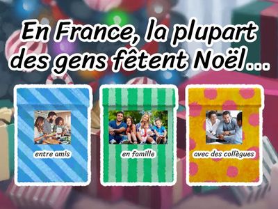 Quiz Noël - réviser le lexique