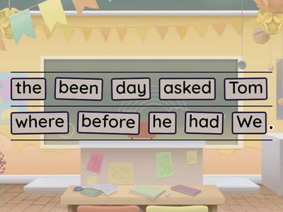 Reported questions - Word order