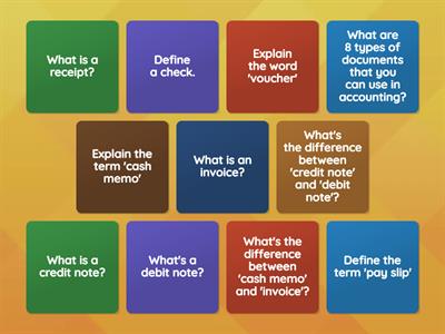 Accounting documents 