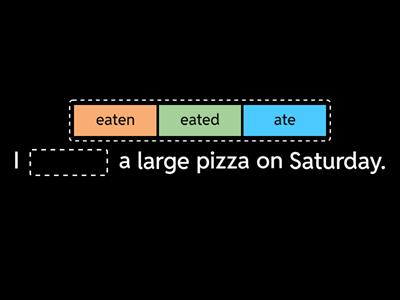 Past simple - irregular verbs