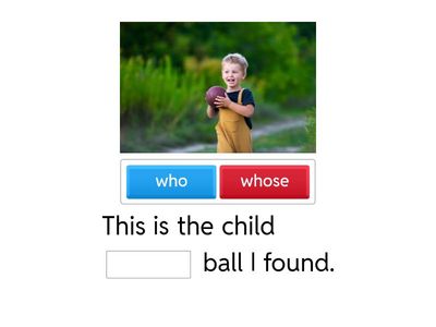 Who/whose/which/where British English 