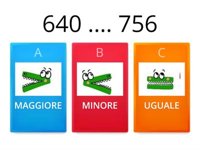 Maggiore, minore o uguale? ENTRO IL MILLE