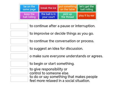 Discussion Management Idioms (Part 1)