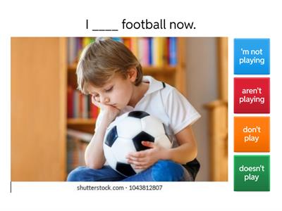 Present Simple vs Present Continuous - 1