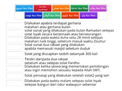 FEQAH TAHUN 4 : SOLAT 2 SUNAT