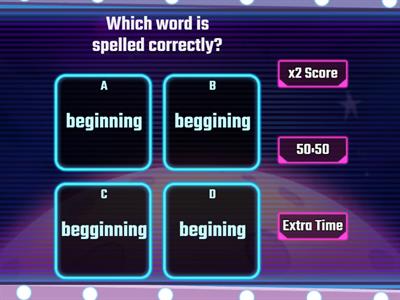 Identify the Correctly Spelled Word