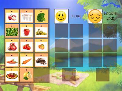 like /dont like food