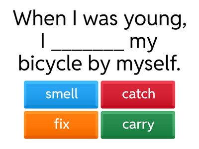 Wordwall Quiz: Could & Couldn’t – Past Abilities