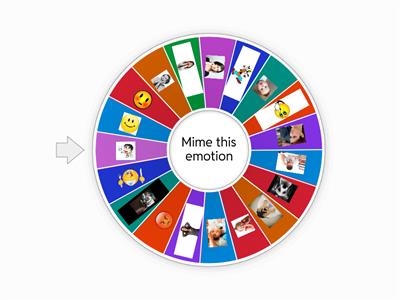 Emotions and feelings miming