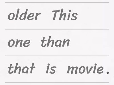 比較級・最上級