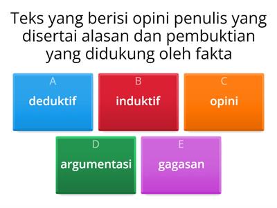 Memahami Teks Argumentasi (Bahasa Indonesia Fase F, Kelas XI)