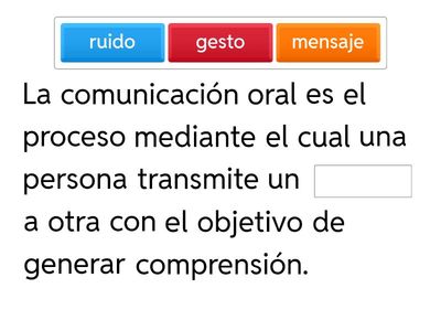 Completa la frase correctamente