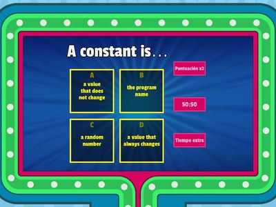 Variables and Pseudocode Review - 8D