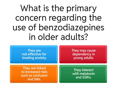 Benzodiazepines in Older Adults