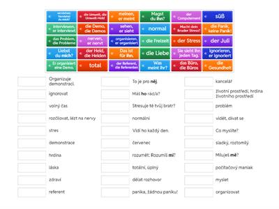 Maximal 2, Lektion 3.1, Vokabeln 12-13