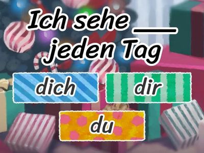 Personalpronomen Akkusativ/Dativ