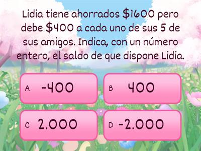 Problemas con enteros