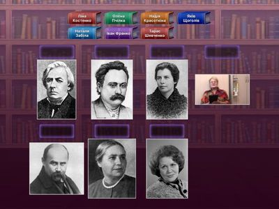 Літературне читання. Впізнай письменника за портретом. 4 клас