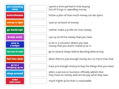 StA Unit 9 - Financial advice