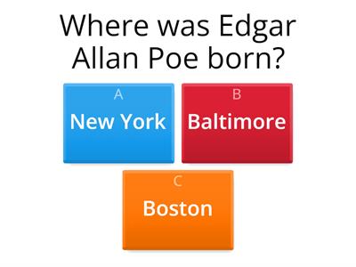 ESL TEENS - Quiz about Poe