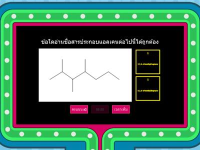 การเรียกชื่อ สารประกอบไฮโดรคาร์บอน