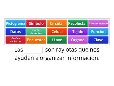 Palabras de la Semana 9 (Q1W9) - Oraciones