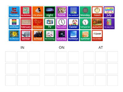 Prepositions of time/elementary