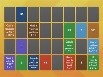 Potenciação  - 6° ano Max 2022