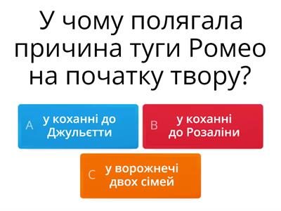 Ромео і Джульєтта. Зміст твору