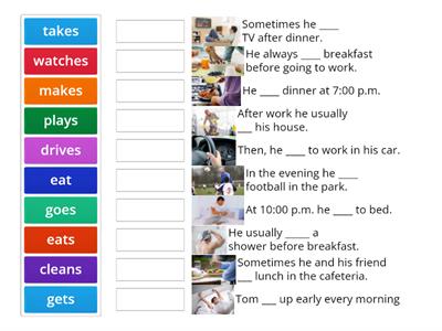 Simple present tense-verbs