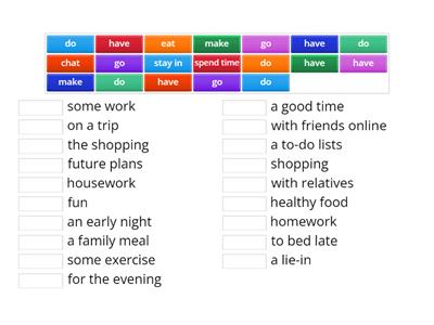 Time/ daily routine