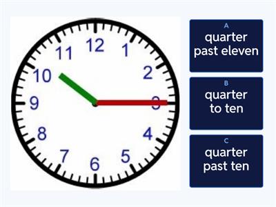 Quiz - What time is it?