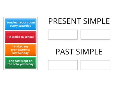Present simple/ Past simple
