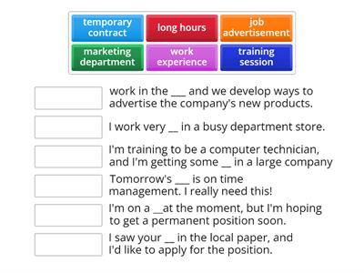 Outcomes A2 WB ex. 10 vocab