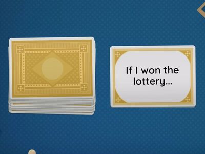 Second conditional (B1 speaking cues)