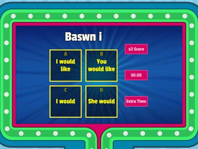 Would, Would like, Will