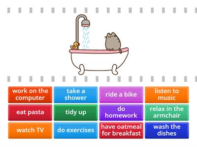 Daily Activities - 2, Pusheen