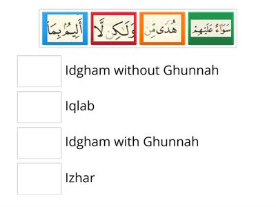  Rules of Noon Sakinah and Tanween